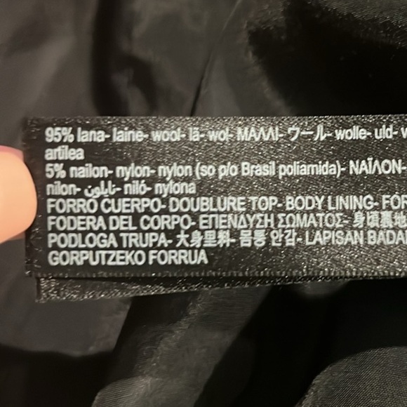 Massimo Dutti premium wool coat collection limited edition brown tweed coat XS - Picture 9 of 11